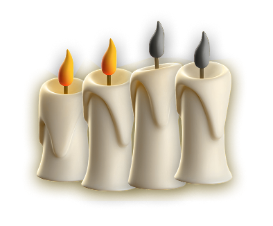 Christmas candles